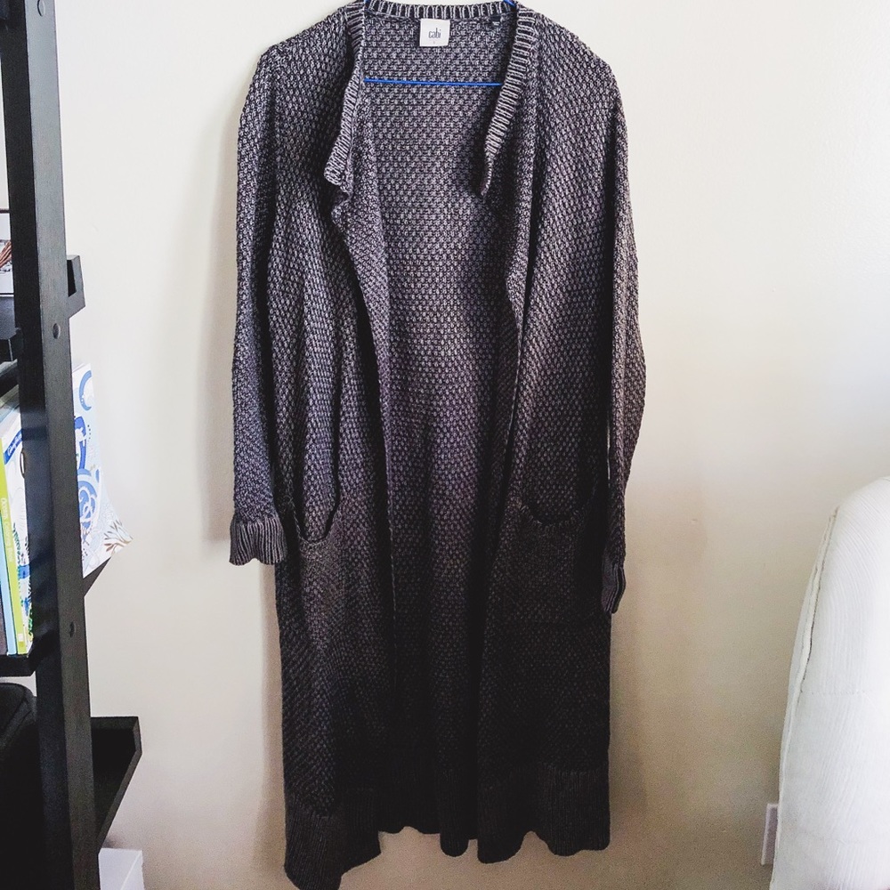 Cabi Open Front Long Cardigan